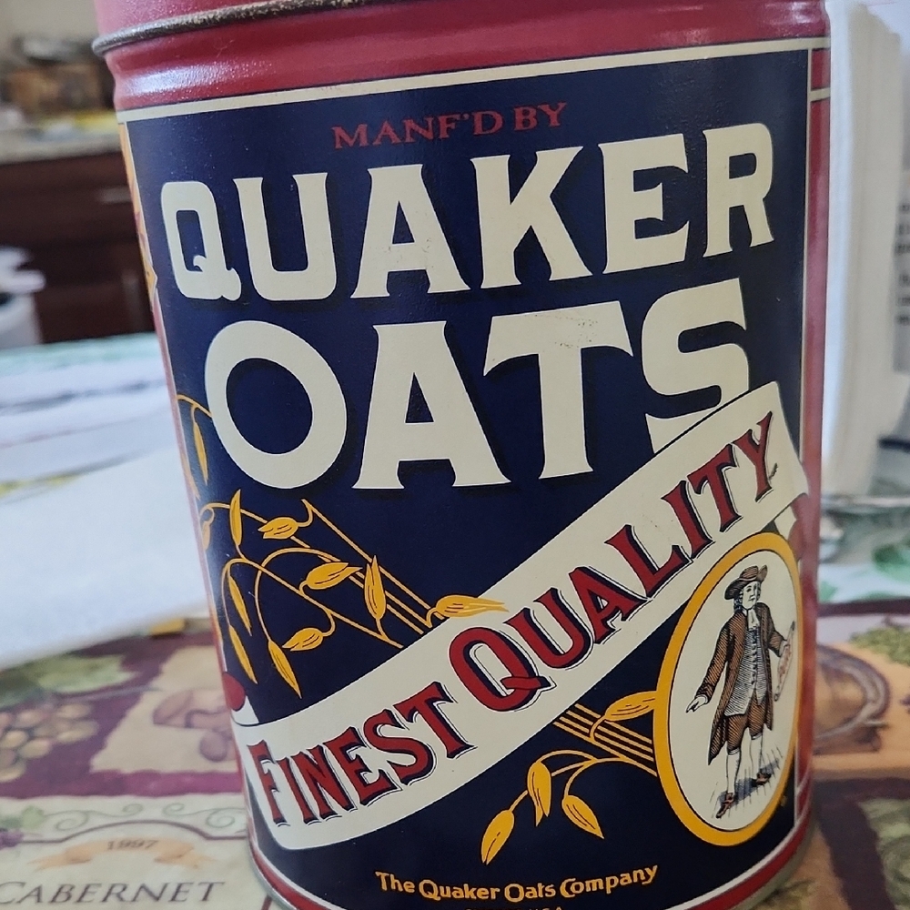 Quaker Oats Limited Edition Vintage Tin Can